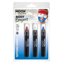 Costumes Australia Moon Creations Body Crayons 3. 5g Clamshell Country Patriot Colours Costume Make Up_31