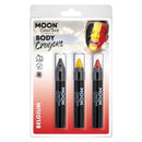 Costumes Australia Moon Creations Body Crayons 3. 5g Clamshell Country Patriot Colours Costume Make Up_1