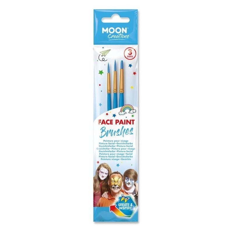 Costumes Australia Moon Creations Face Paint Brushes Blue Costume Make Up_1