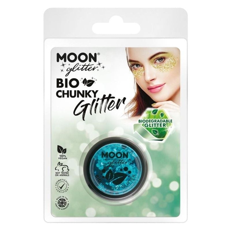 Costumes Australia Moon Glitter Bio Chunky Clamshell, 3g Costume Make Up_1