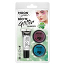 Costumes Australia Moon Glitter Bio Shakers Clamshell, 5g - Fix Gel Costume Make Up_1