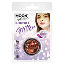 Costumes Australia Moon Glitter Classic Chunky Copper Clamshell, 3g Costume Make Up_1