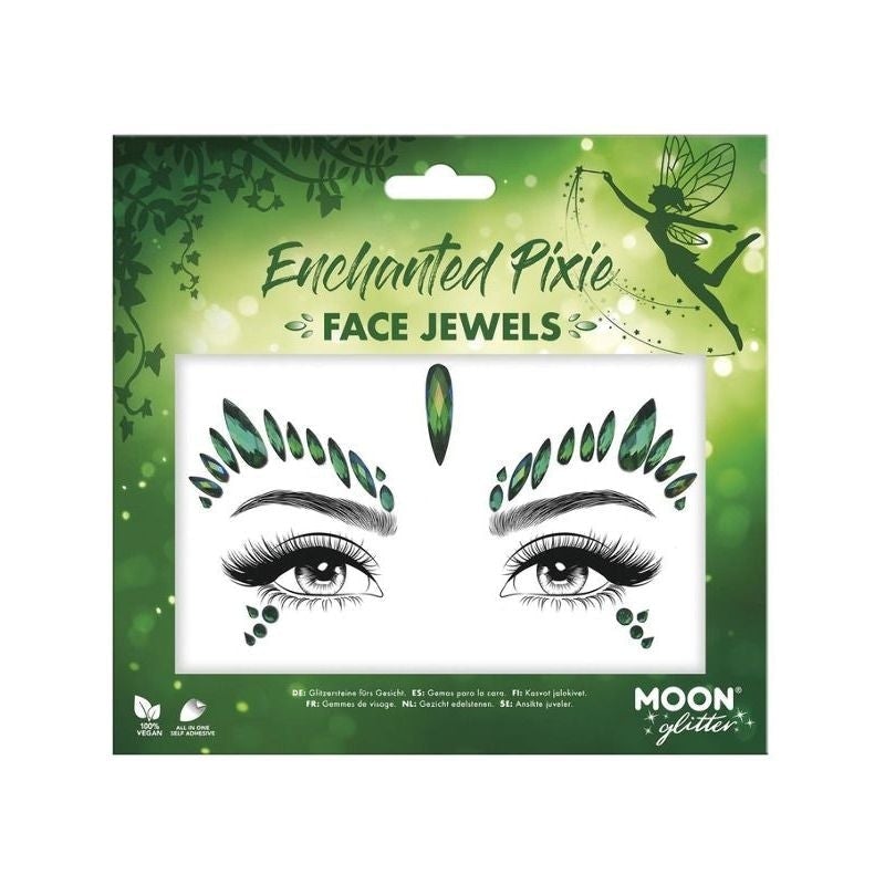 Costumes Australia Moon Glitter Face Jewels Enchanted Pixie Costume Make Up_1