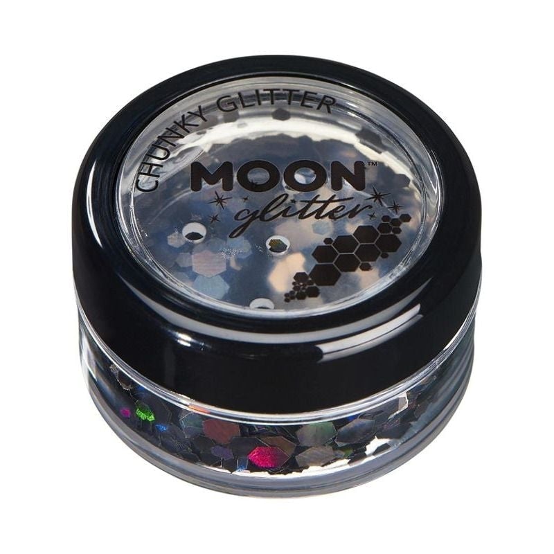Costumes Australia Moon Glitter Holographic Chunky Black G04571 Costume Make Up_1