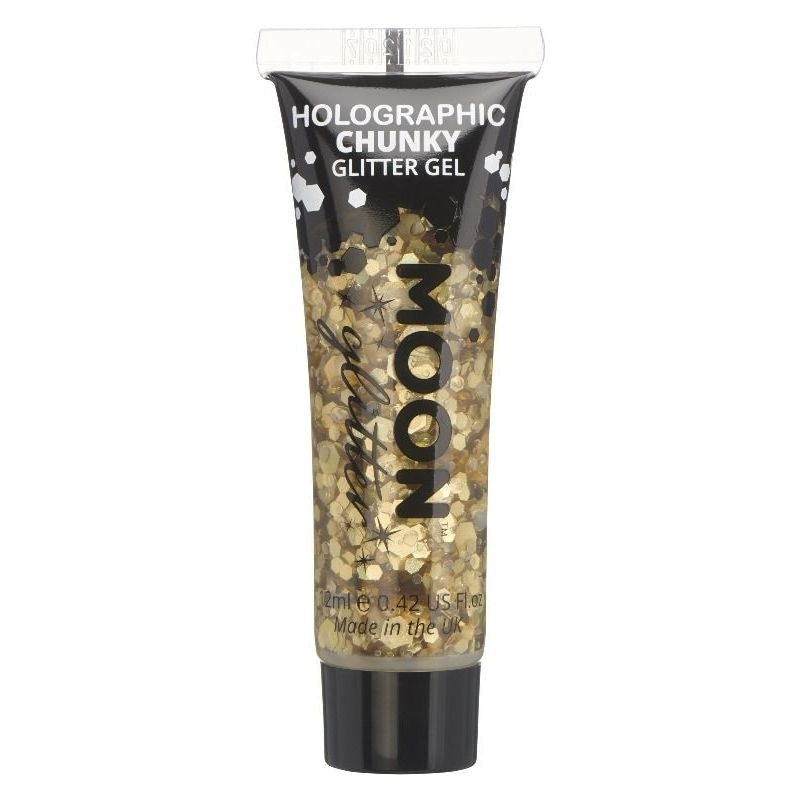 Costumes Australia Moon Glitter Holographic Chunky Gel Single, 12ml Costume Make Up_3