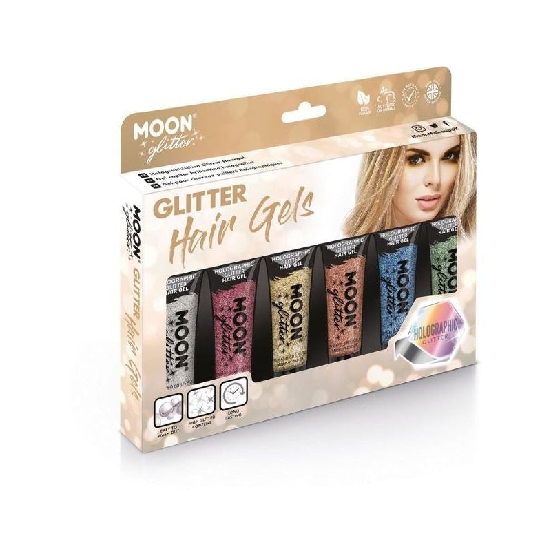 Costumes Australia Moon Glitter Holographic Hair Gel Assorted Boxset Costume Make Up_1