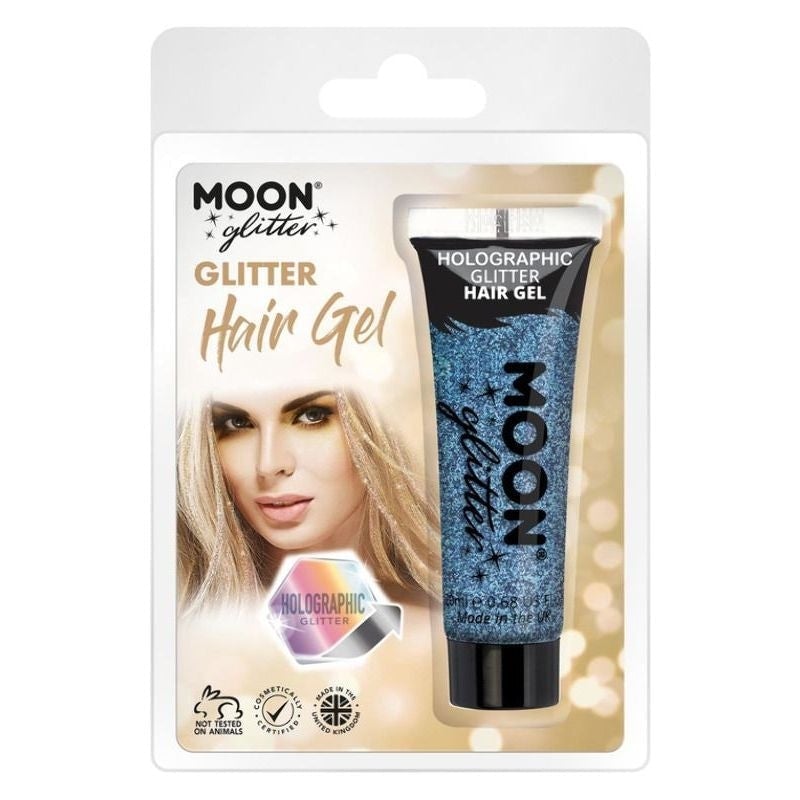 Costumes Australia Moon Glitter Holographic Hair Gel Clamshell, 20ml Costume Make Up_2