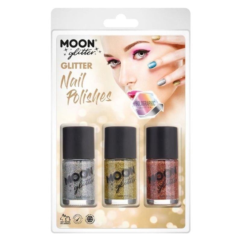 Costumes Australia Moon Glitter Holographic Nail Polish G07190 Costume Make Up_1