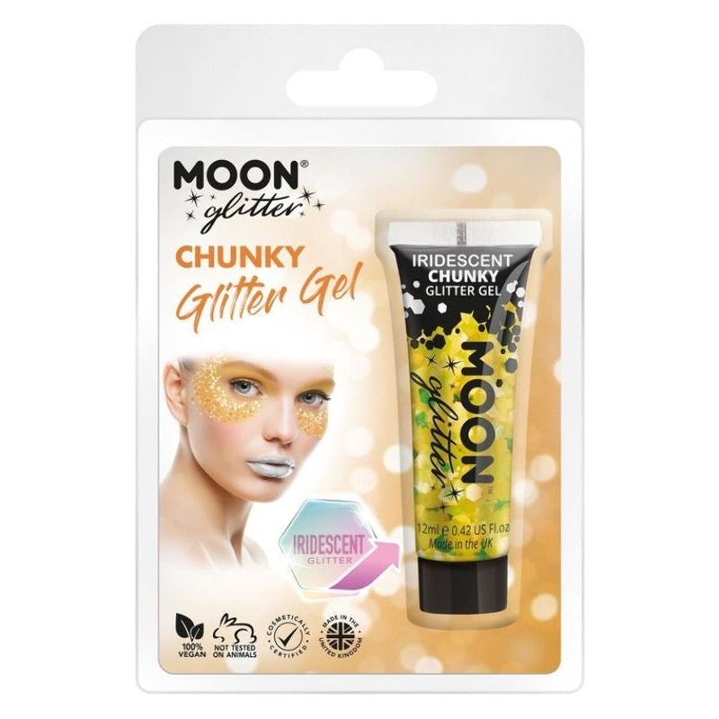 Costumes Australia Size Chart Moon Glitter Iridescent Chunky Gel Clamshell, 3g Costume Make Up