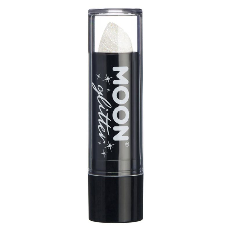 Costumes Australia Moon Glitter Iridescent Glitter Lipstick White G26504 Costume Make Up_1