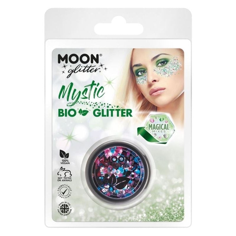 Costumes Australia Moon Glitter Mystic Bio Chunky Mixed Colours Clamshell, 3g Costume Make Up_3