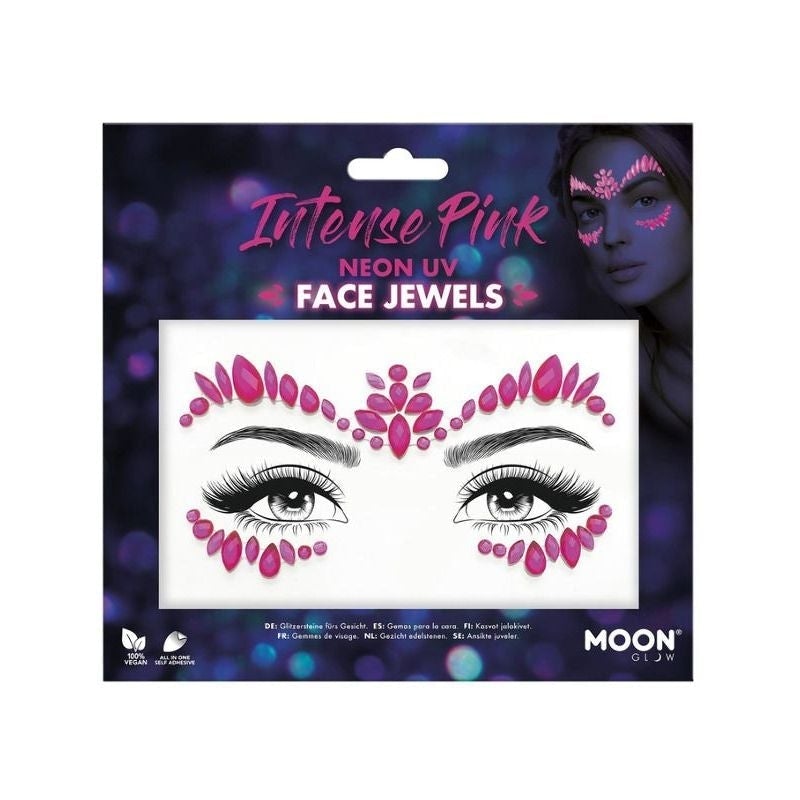 Costumes Australia Moon Glow Face Jewels Intense Pink Costume Make Up_1