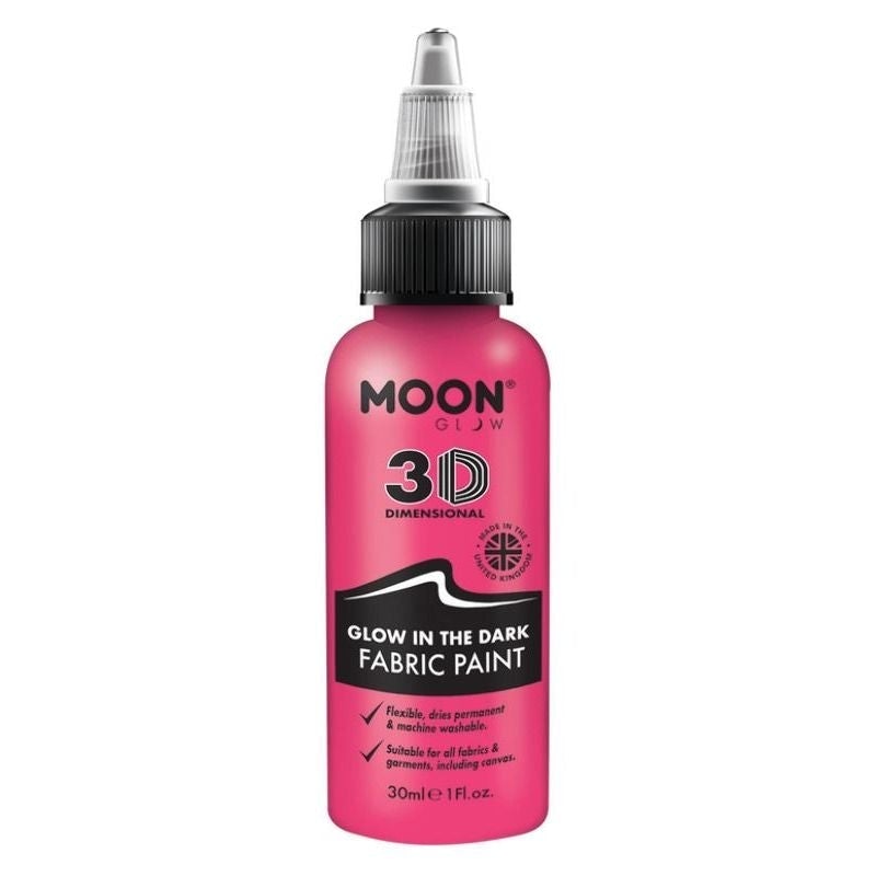 Costumes Australia Moon Glow In The Dark Fabric Paint 30ml Single Costume Make Up_4
