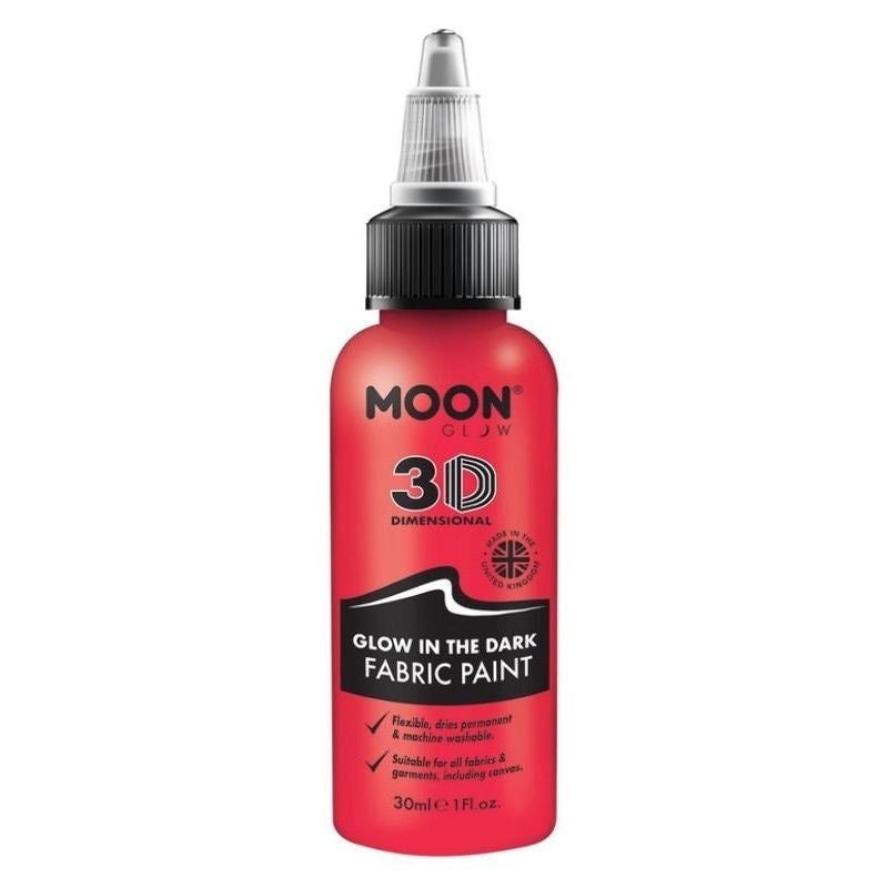 Costumes Australia Moon Glow In The Dark Fabric Paint 30ml Single Costume Make Up_6