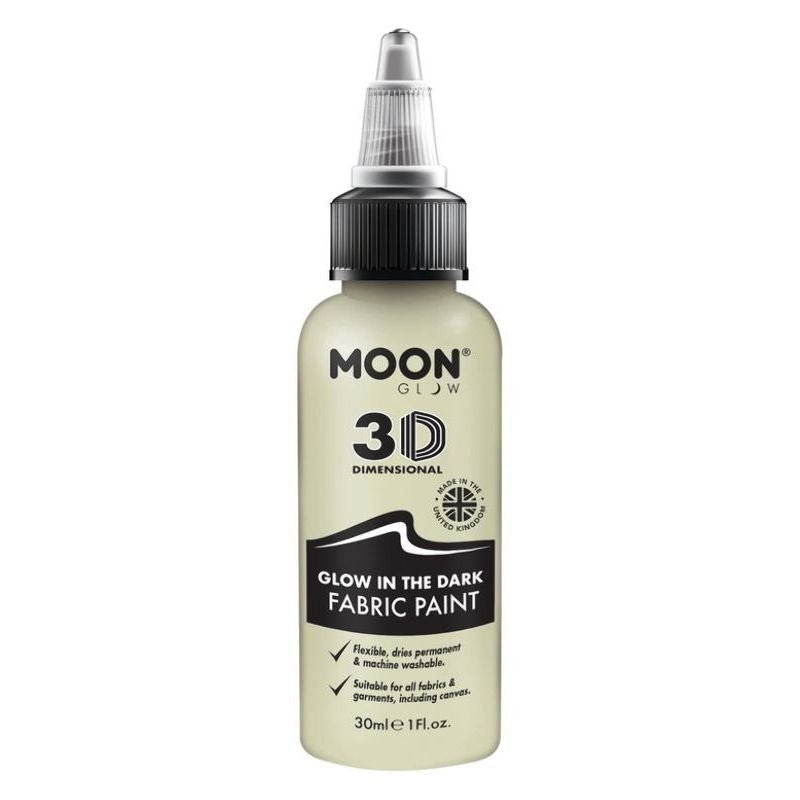 Costumes Australia Moon Glow In The Dark Fabric Paint 30ml Yellow Costume Make Up_1