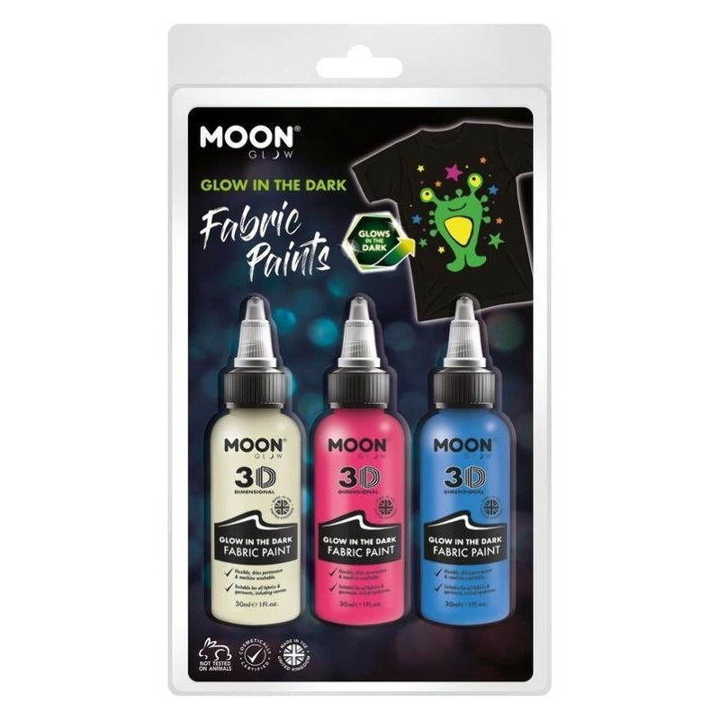 Costumes Australia Moon Glow In The Dark Fabric Paint M42597 Costume Make Up_1