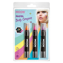 Costumes Australia Moon Glow Intense Neon UV Body Crayons M34714 Costume Make Up_1