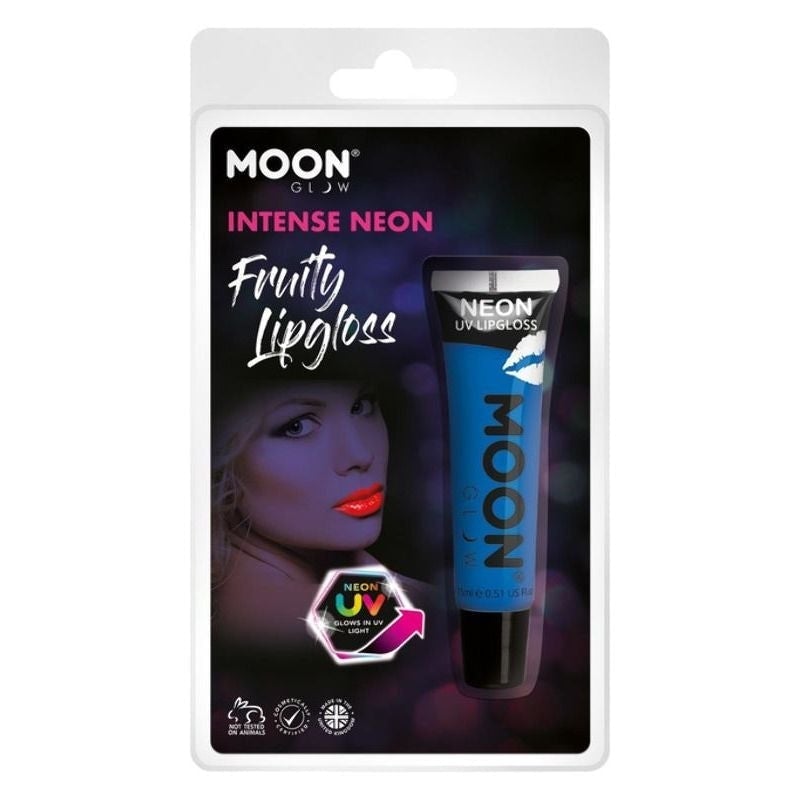 Costumes Australia Moon Glow Intense Neon UV Fruity Lipgloss Clamshell, 15ml Costume Make Up_4