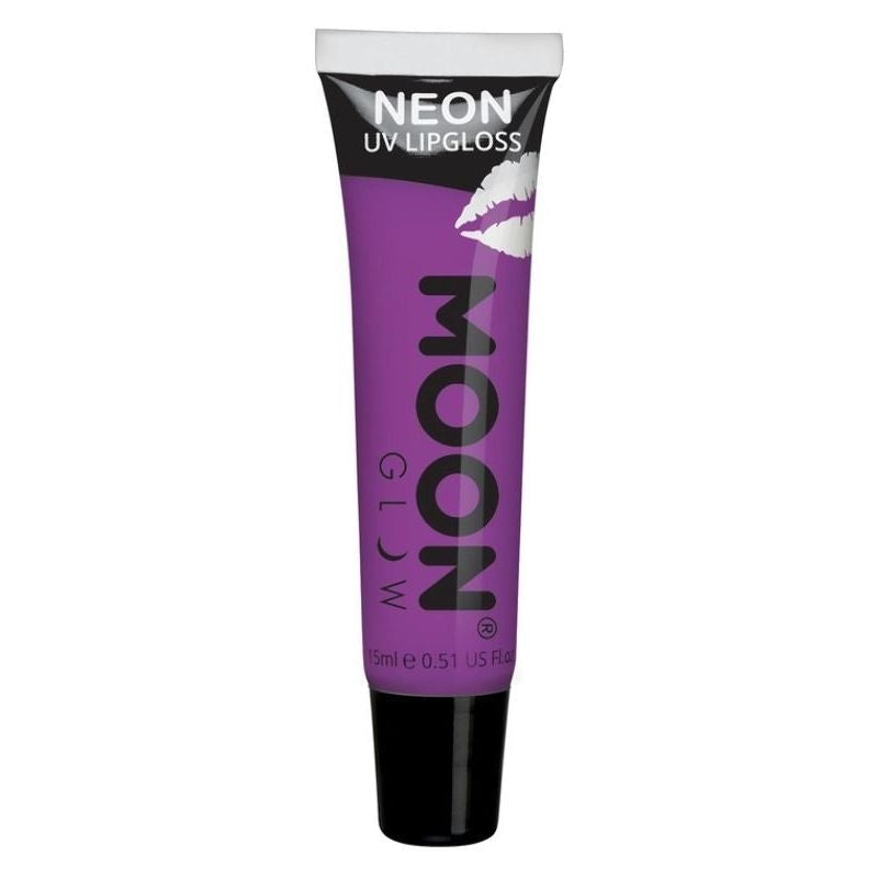 Costumes Australia Moon Glow Intense Neon UV Fruity Lipgloss Single, 15ml Costume Make Up_3