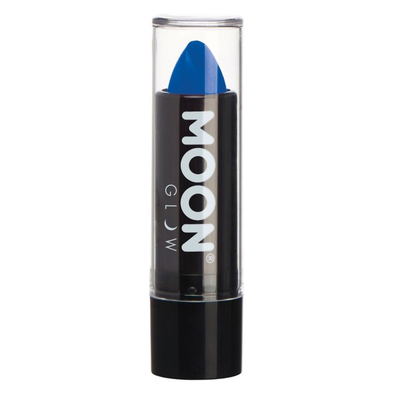 Costumes Australia Moon Glow Intense Neon UV Lipstick Intense Blue M8053 Costume Make Up_1