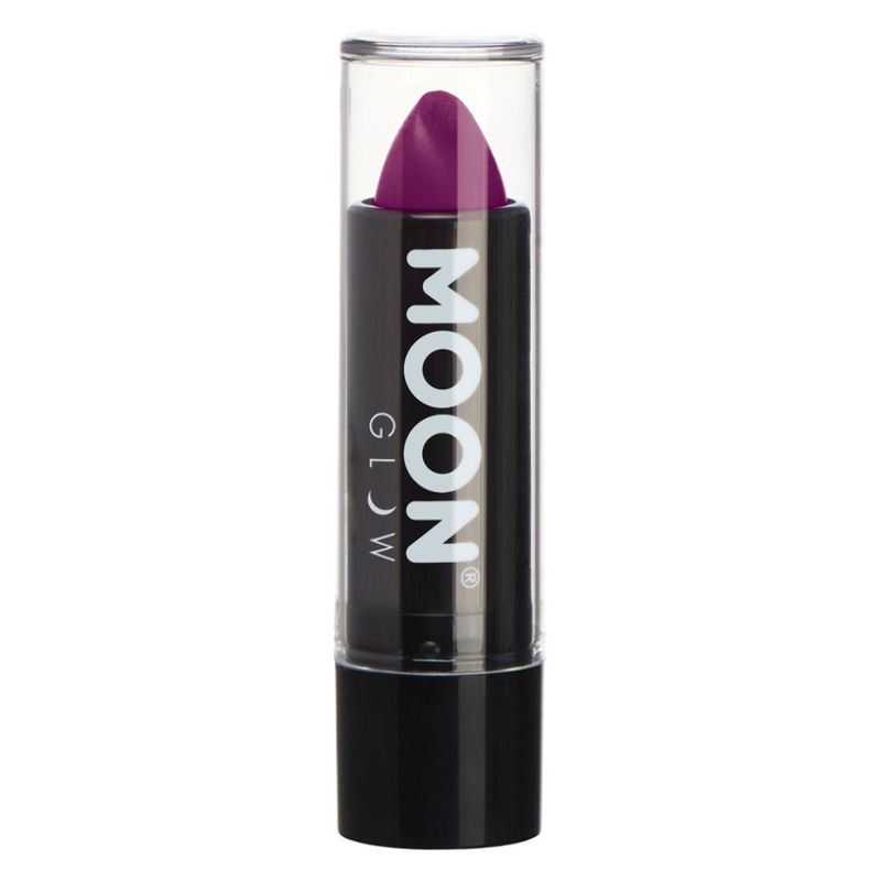 Costumes Australia Moon Glow Intense Neon UV Lipstick Intense Purple Costume Make Up_1