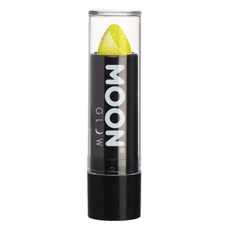 Costumes Australia Moon Glow - Neon UV Glitter Lipstick Yellow M8459 Costume Make Up_1
