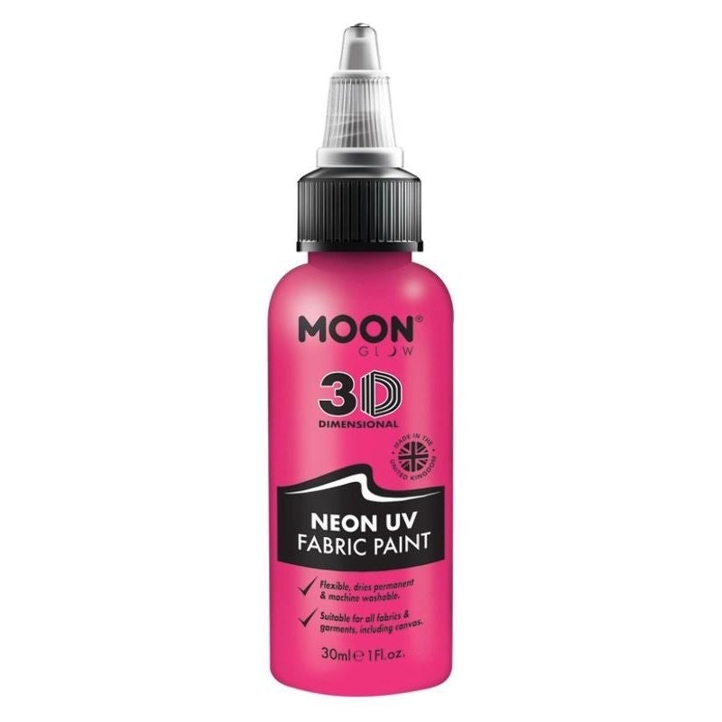 Costumes Australia Moon Glow Neon UV Intense Fabric Paint 30ml Single Costume Make Up_4