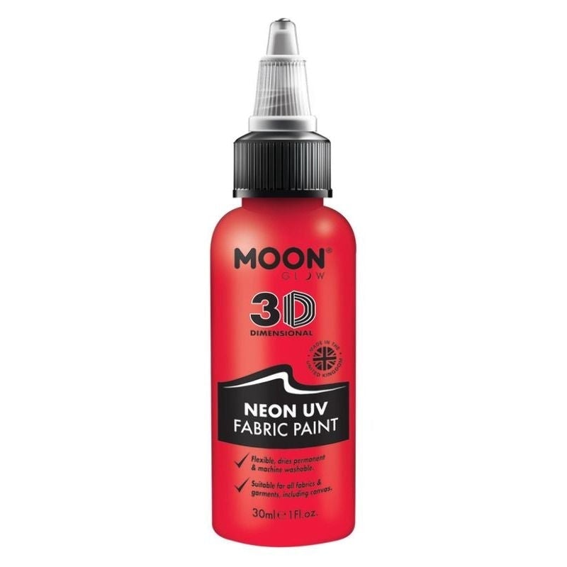 Costumes Australia Moon Glow Neon UV Intense Fabric Paint 30ml Single Costume Make Up_6
