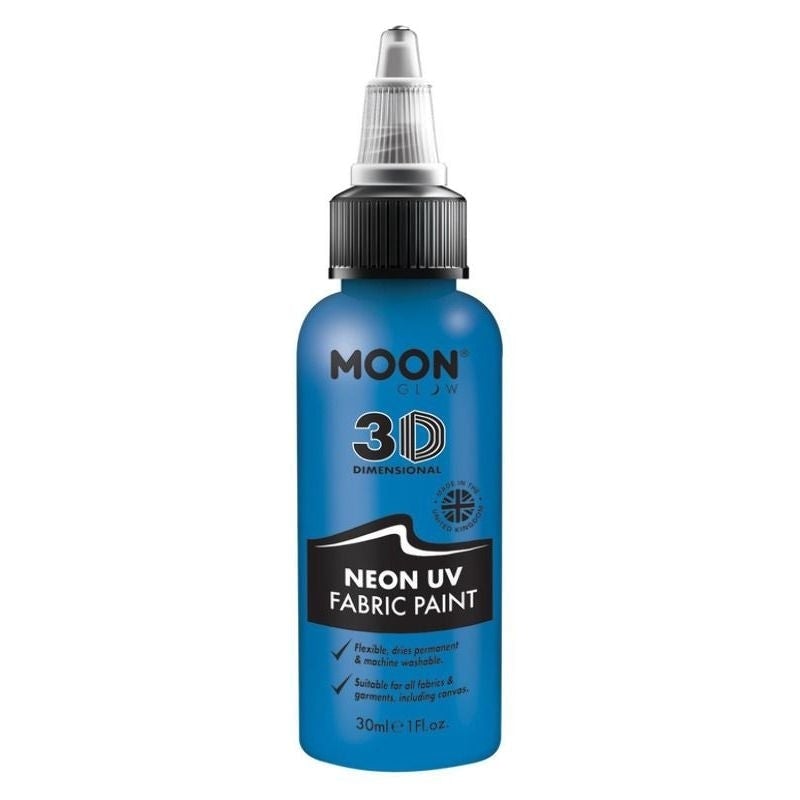 Costumes Australia Moon Glow Neon UV Intense Fabric Paint 30ml Single Costume Make Up_1