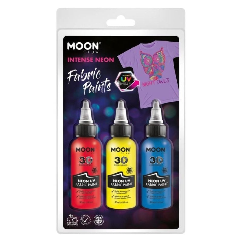 Costumes Australia Moon Glow Neon UV Intense Fabric Paint M38590 Costume Make Up_1