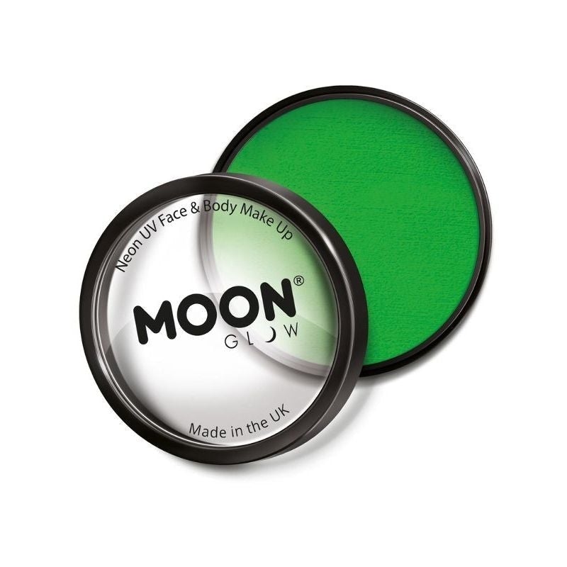 Costumes Australia Moon Glow Pro Intense Neon UV Cake Pot Single, 36g Costume Make Up_2