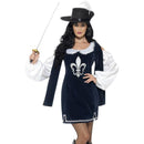 Costumes Australia Musketeer Female Costume Adult Blue_1
