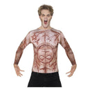 Costumes Australia Mutilated Skin T- Shirt Adult Flesh_3