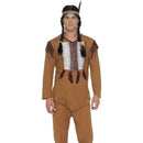 Costumes Australia Native American Inspired Warrior Costume Adult Brown_1