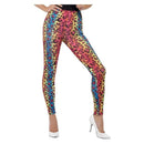 Costumes Australia Neon Leopard Print Leggings Adult Multi_2
