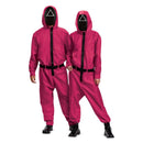 Costumes Australia Netflix Squid Game Triangle Guard Costume Adult Pink_1