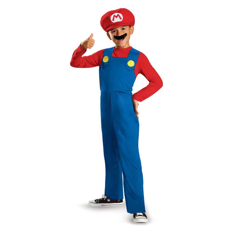 Costumes Australia Nintendo Super Mario Brothers Mario Classic Child_1