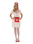 Costumes Australia Nurse Costume Adult Classic White Dress_1