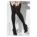 Costumes Australia Opaque Hold Ups Adult Black 42763_2