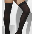 Costumes Australia Opaque Hold Ups Adult Black 42769_1