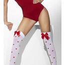 Costumes Australia Opaque Hold Ups Adult White 42779_1