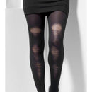 Costumes Australia Opaque Tights Adult Black 44443_1