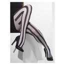 Costumes Australia Size Chart Opaque Tights Adult Black White 24549