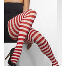 Costumes Australia Opaque Tights Adult Red Whte_1