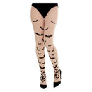 Costumes Australia Opaque Tights With Bats Beige_1