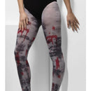 Costumes Australia Opaque Tights Zombie Dirt Adult Grey_1