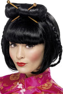 Costumes Australia Oriental Lady Adult Black Wig_2