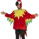 Costumes Australia Parrot Costume Adult Red Yellow Green Jumpsuit Hood_1