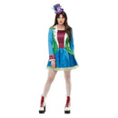 Costumes Australia Party Dress Green & Purple_1