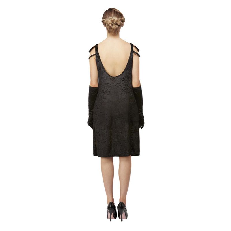 Costumes Australia Peaky Blinders Polly Gray Costume Adult Black_2